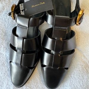 Massimo Dutti new Tag Sandals 37